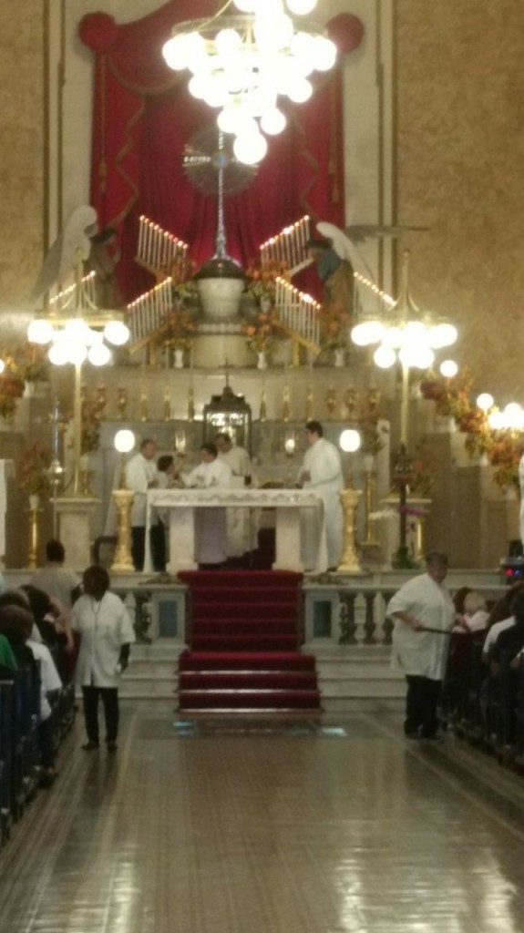 Santuário de Missa em comemoração do dia de São Joaquim e Santana no Adoração Perpétua - Igreja de Santana - Rio de Janeiro